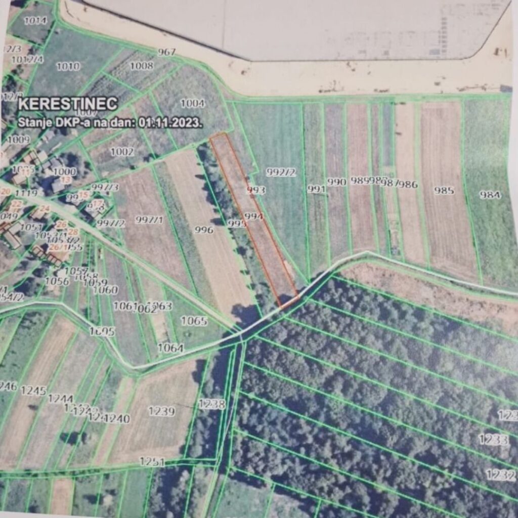 Kerestinec, poljoprivredno zemljište
